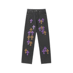 Chrome Hearts Cross Patch Denim Jeans 9981