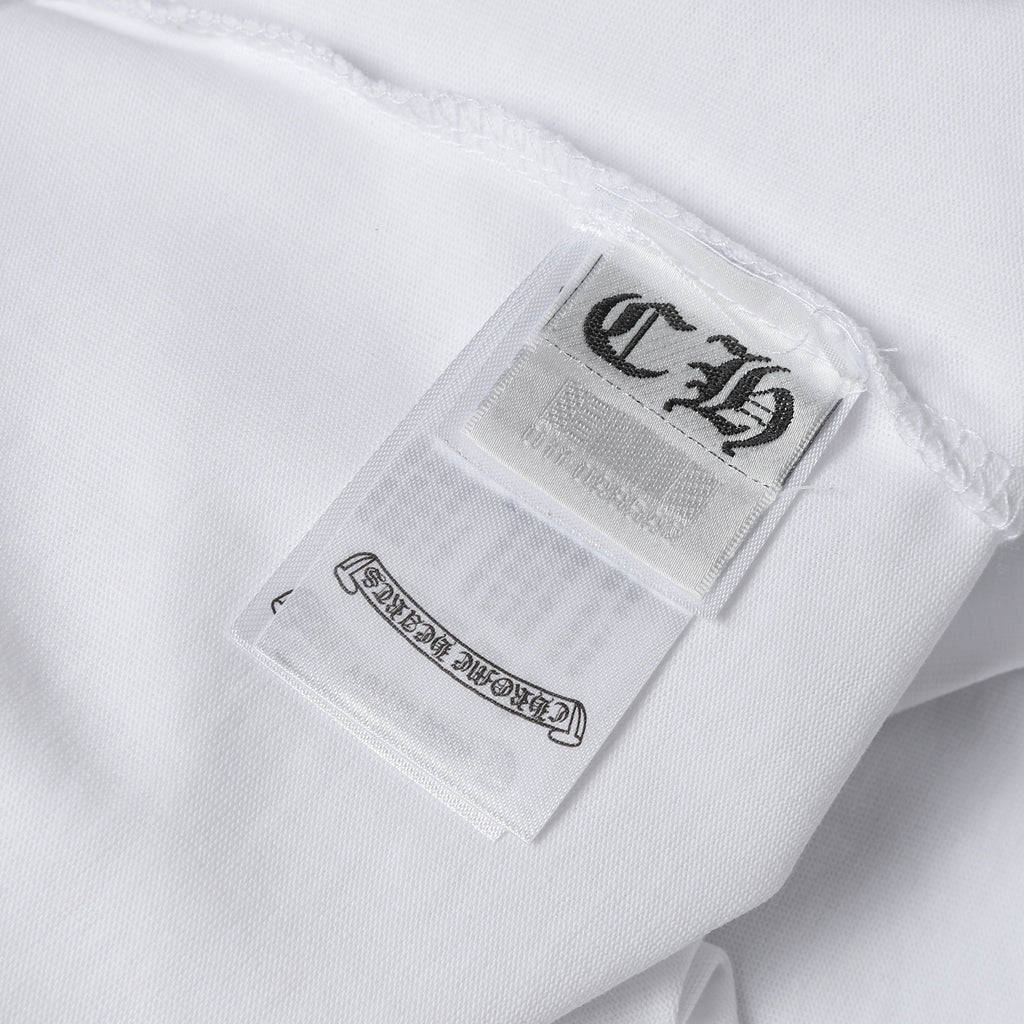 Chrome Hearts Triple Cross Logo Short Sleeve T-shirt 2237
