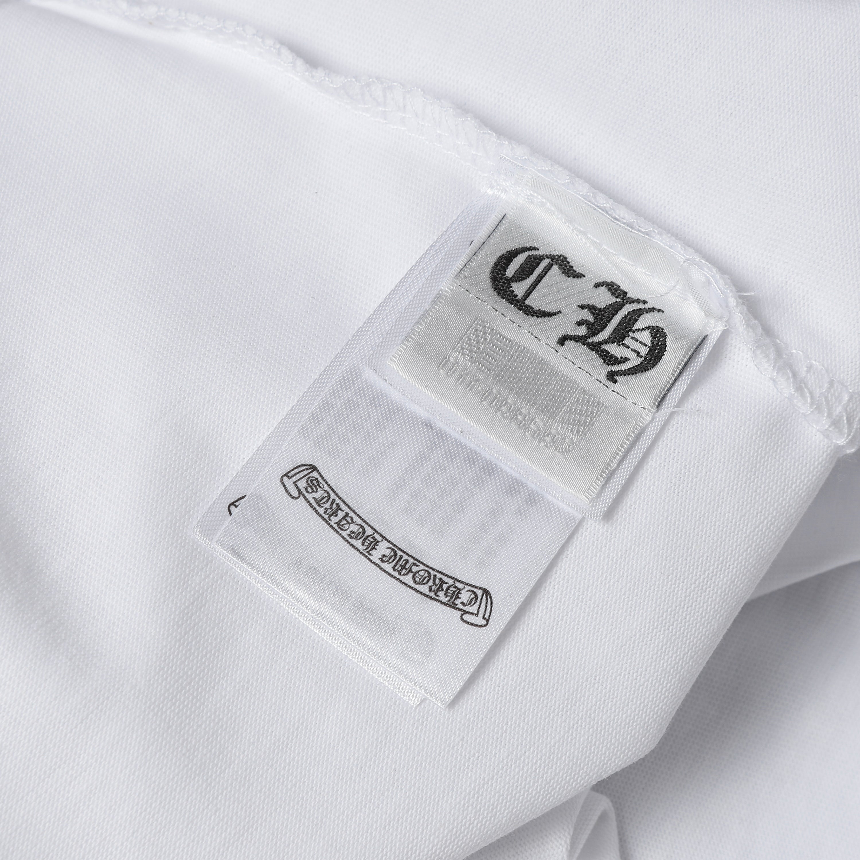 Chrome Hearts Triple Cross Logo Short Sleeve T-shirt 2237