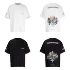 Chrome Hearts Multi-Color Cemetery Cross Short Sleeve T-shirt 6052
