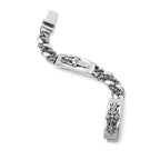 Chrome Hearts DOUBLE ID FANCY LINK BRACELET -8
