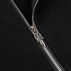Chrome Hearts Script Logo Classic Zip Up Hoodie 9811