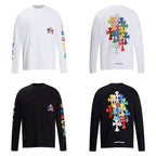 Chrome Hearts Multi Color Cross Cemetery L/S T-shirt 8003