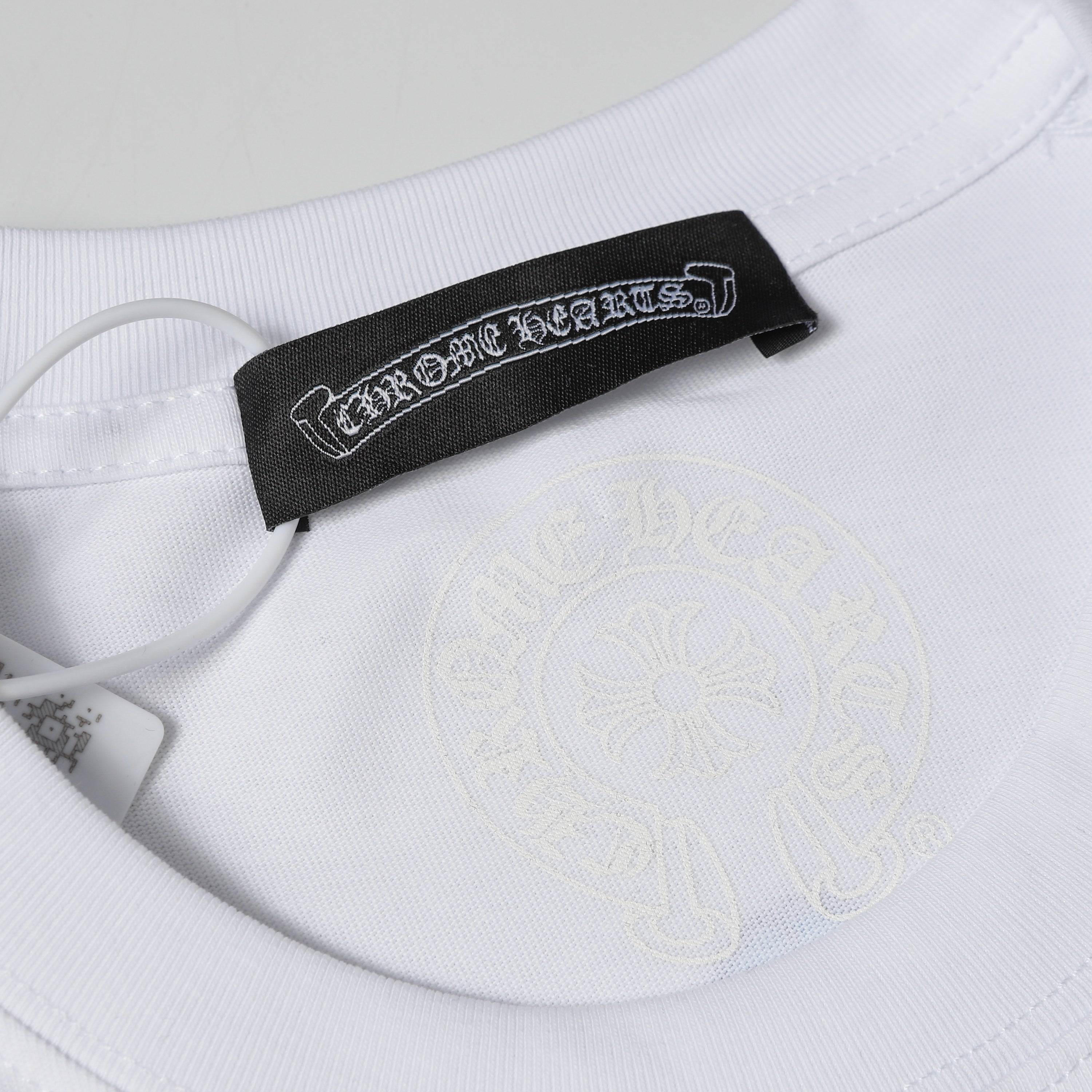 Chrome Hearts Triple Cross Logo Short Sleeve T-shirt 2237