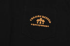 Chrome Hearts Orange Three-Cross Slogan Short Sleeve Tshirt 6129