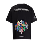 Chrome Hearts Multi-Color Cemetery Cross Short Sleeve T-shirt 6052